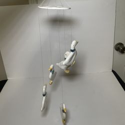 Ceramic Duck Wind Chimes 