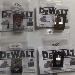  4 PACK Genuine DeWALT Belt Clip Hook 20V Drill Driver N268241 N169778 