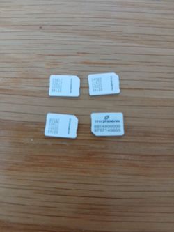 SIM Card's UN Activated Read All Ad! FIRM PRICE!!