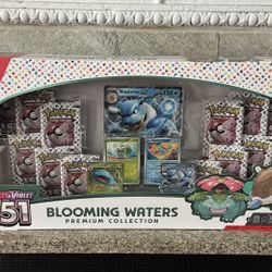 pokemon 151 blooming waters premium collection
