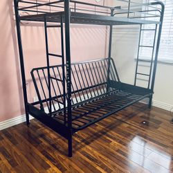 Bunk Bed Twin Over Full Futon 