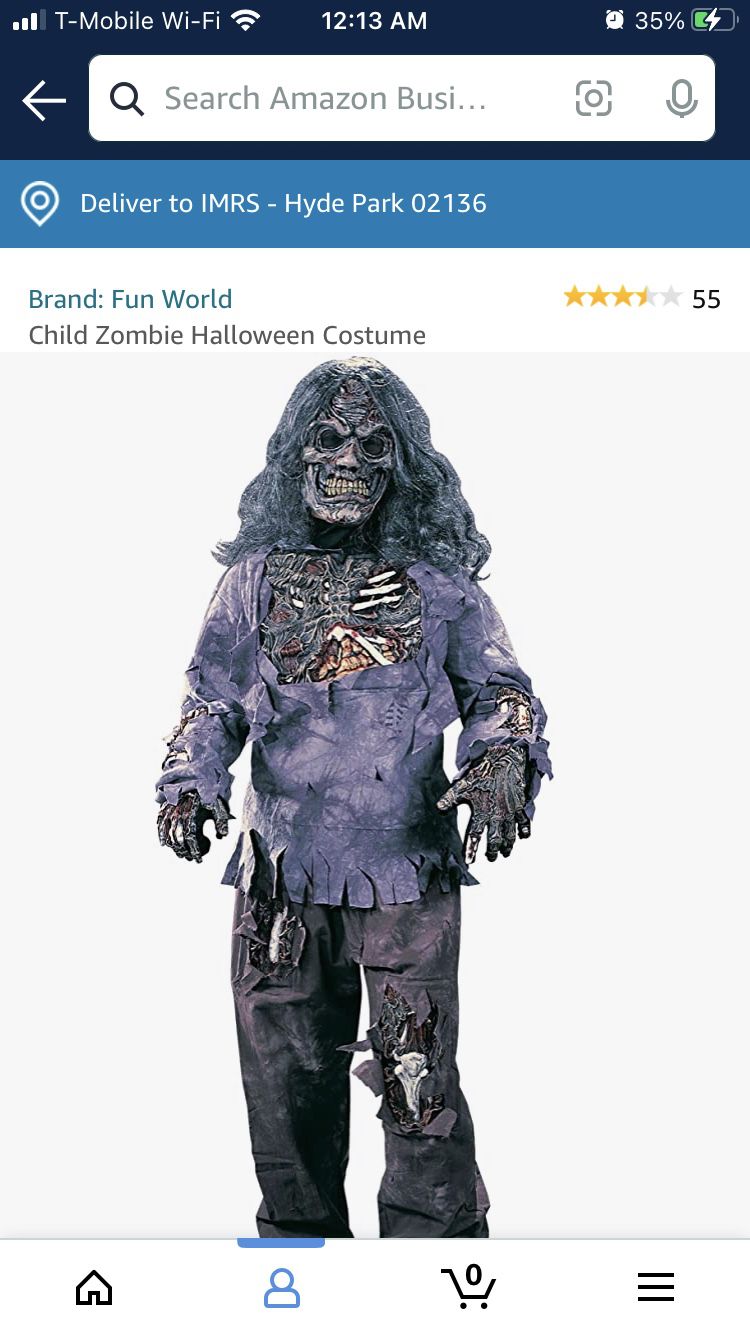Child Zombie Costume 