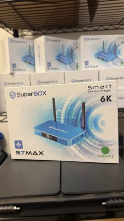 SuperBox S7 Max 4K Streaming Device Perfect for Boxing UFC Fight Nights Movies and Sports Android TV Box