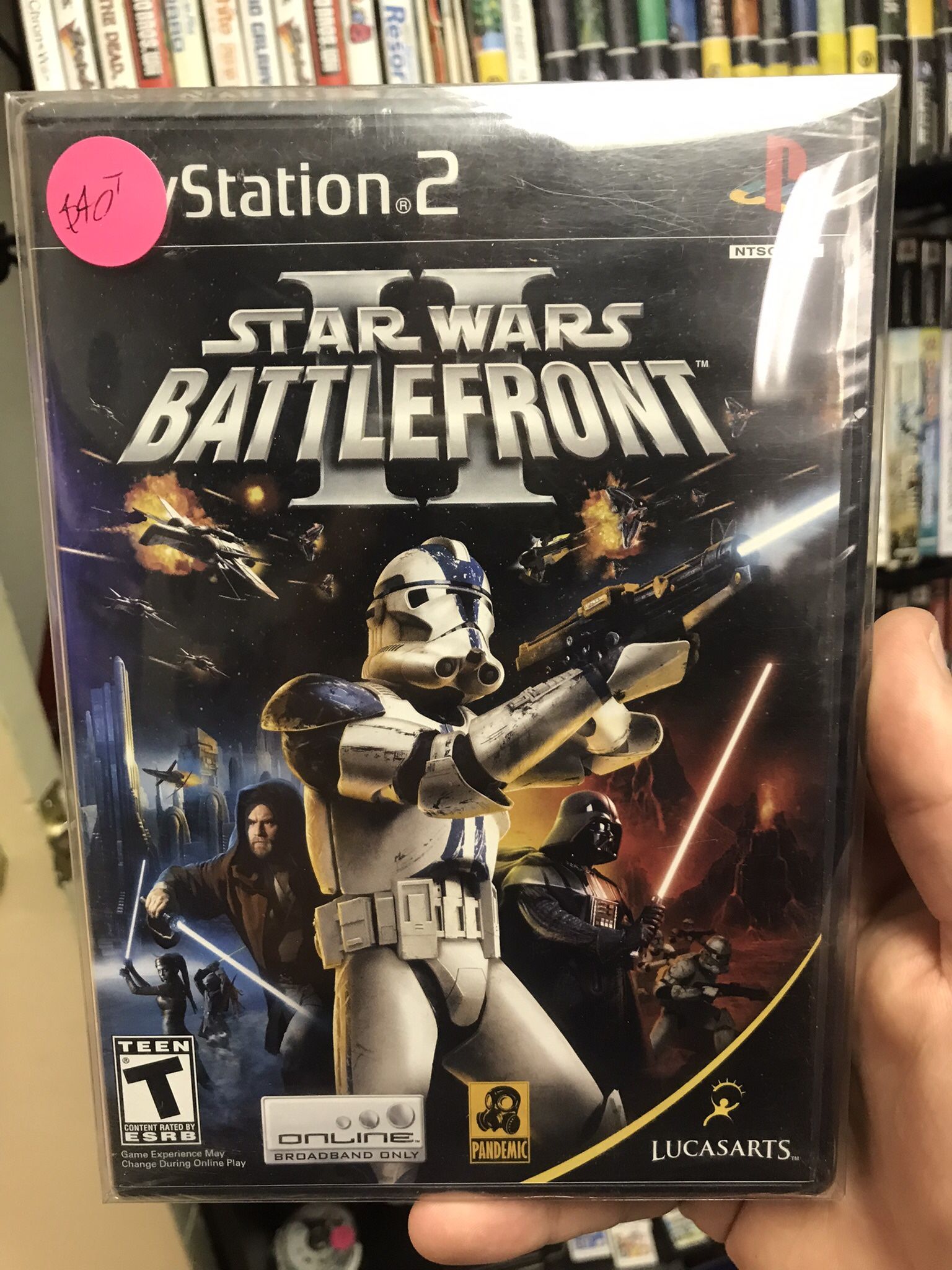 Star Wars Battle Front 2 Sealed Ps2