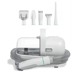 P1 Pro Pet Grooming Kit & Vacuum Suction 99% Pet Hair, Professional Clippers with 5 Proven Grooming Tools for Dog and Cat