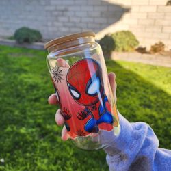 Spider-man Glass Cup 16oz 