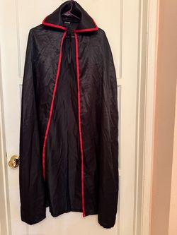 Spirit Black Cape with Red Trim