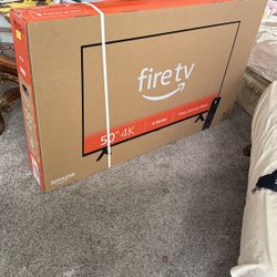 Unopened 50” Fire Tv 