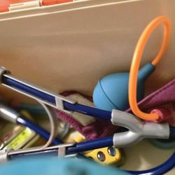  Complete Kids Doctor Pretend Play Set + Dress-Up Coats – $15