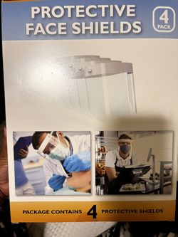 Protective Face Shields by Panoptx - 4 Full Shields per Box