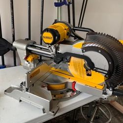 $350 12 inch double bevel sliding compound miter saw