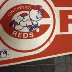 Vintage Cincinnati Reds Full Size Vintage Pennant 