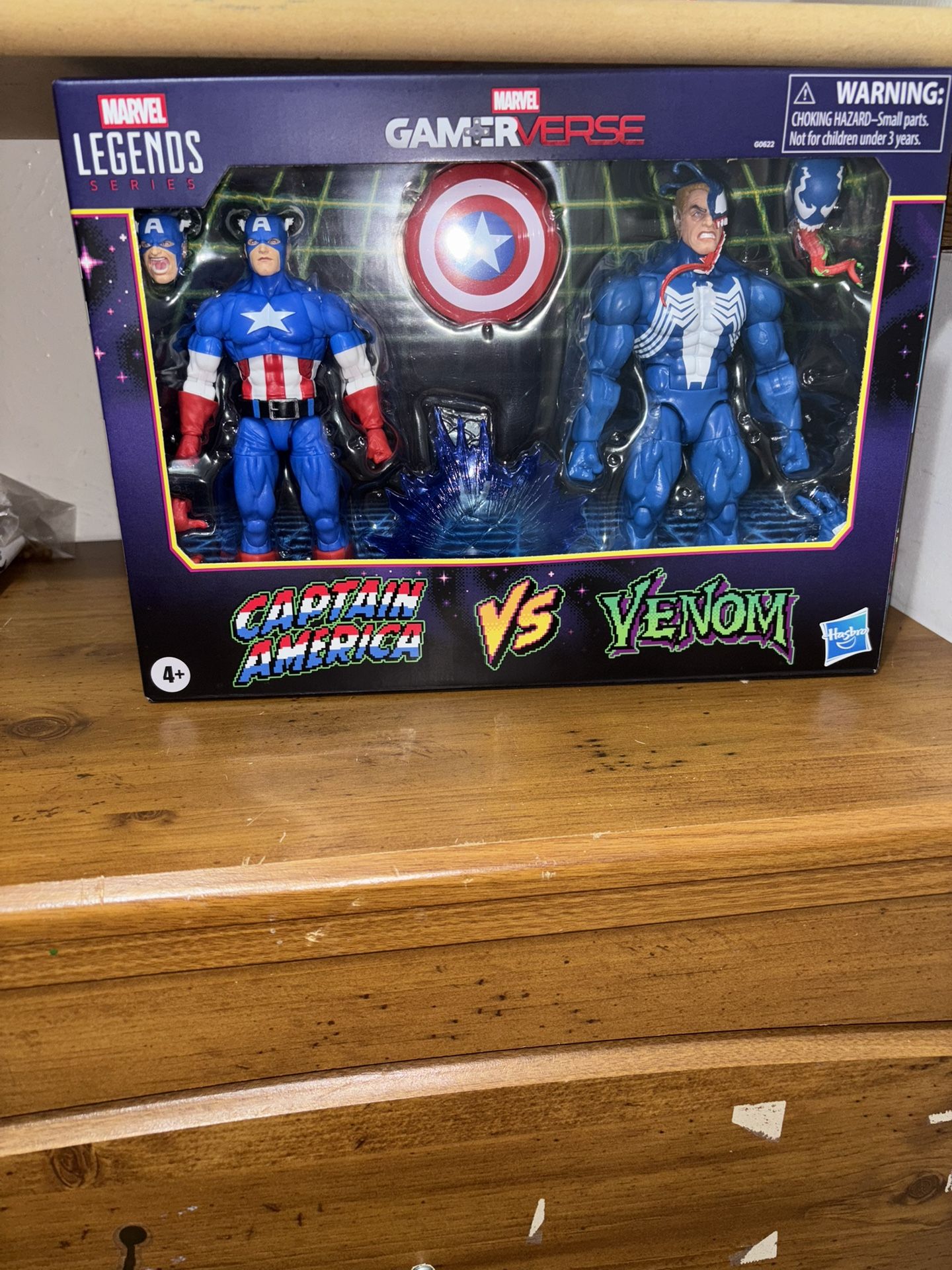 Marvel Legends Gamerverse Captain America Vs Venom 2 Pack