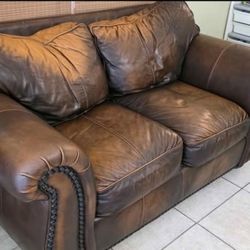 Real Leather sofa 