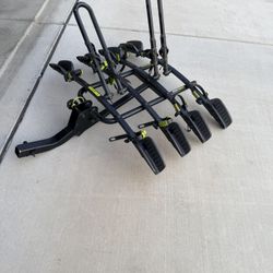 Bike Rack For Car | Holds 4 Bikes | Fits Standard Hitch. 