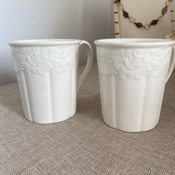 Vintage Set Of Two Mugs 