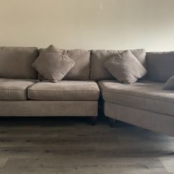 Sectional Couch And Lounger 