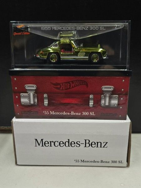 Hot Wheels RLC Green Mercedes Benz 300 Sl
