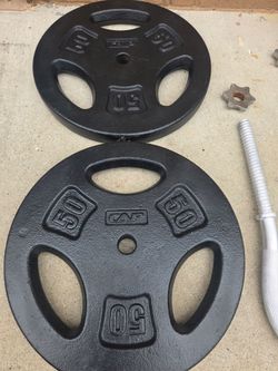 Cast iron weight plates
