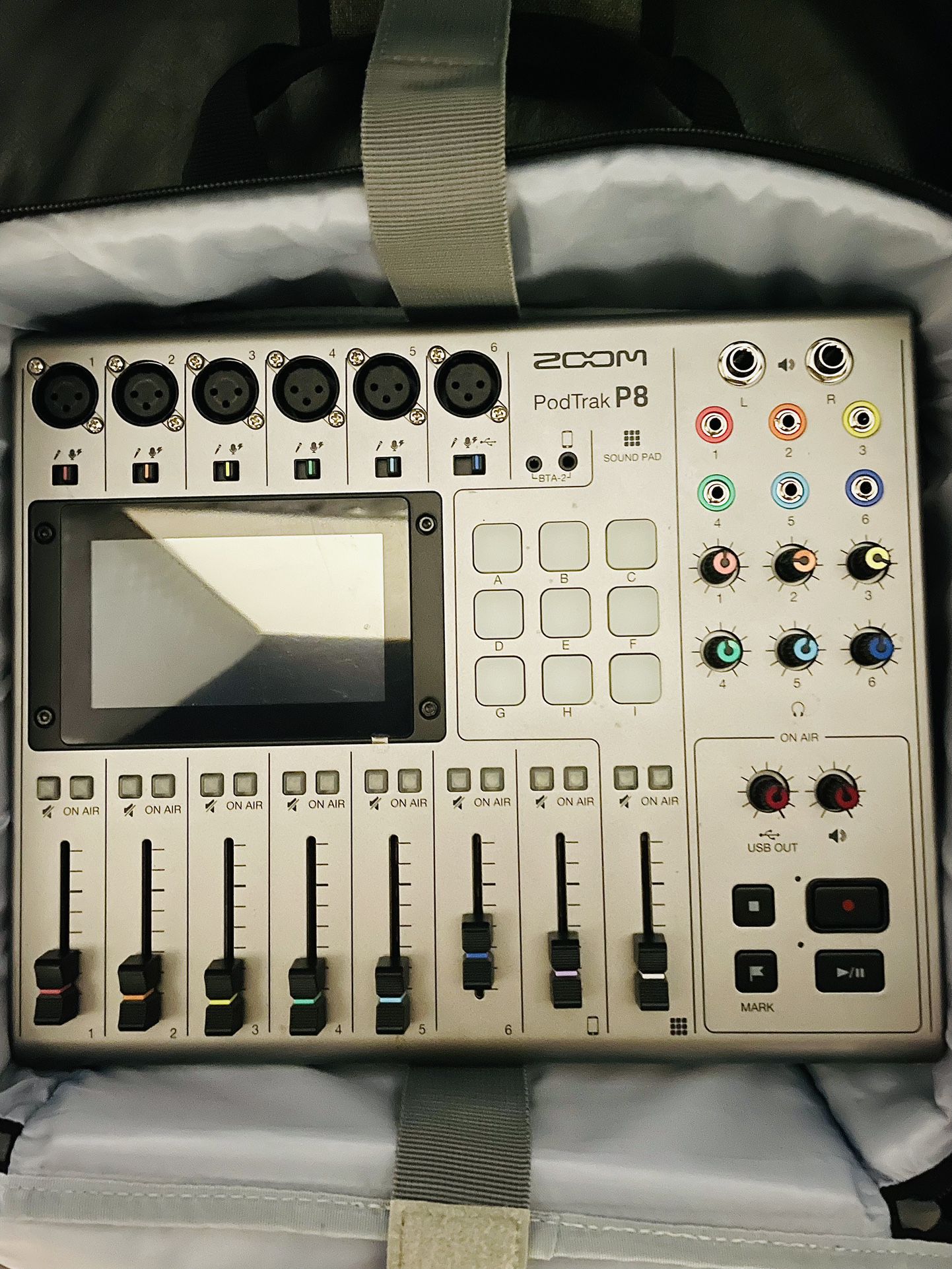 Zoom PodTrak P8 8-channel Podcasting Mixer