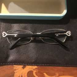 Tiffany authentic rhinestone key embellished glasses