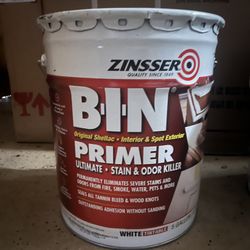 5 gal BIN Shellac Based White Interior Primer and Sealer