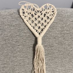 Macrame Hanging Heart