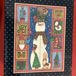 Lang & Wise Classic Santa White Resin Snowman "All Decked Out" 1998 2nd Ed, No 1 Excellent Cond