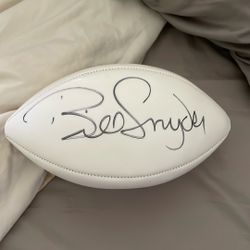 Bill snyder autographed football