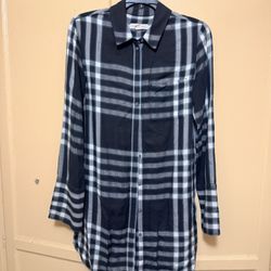 Treasure And Bond Flannel Shirt Dress