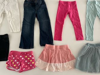 8- Piece Girls 4T Bottoms Lot