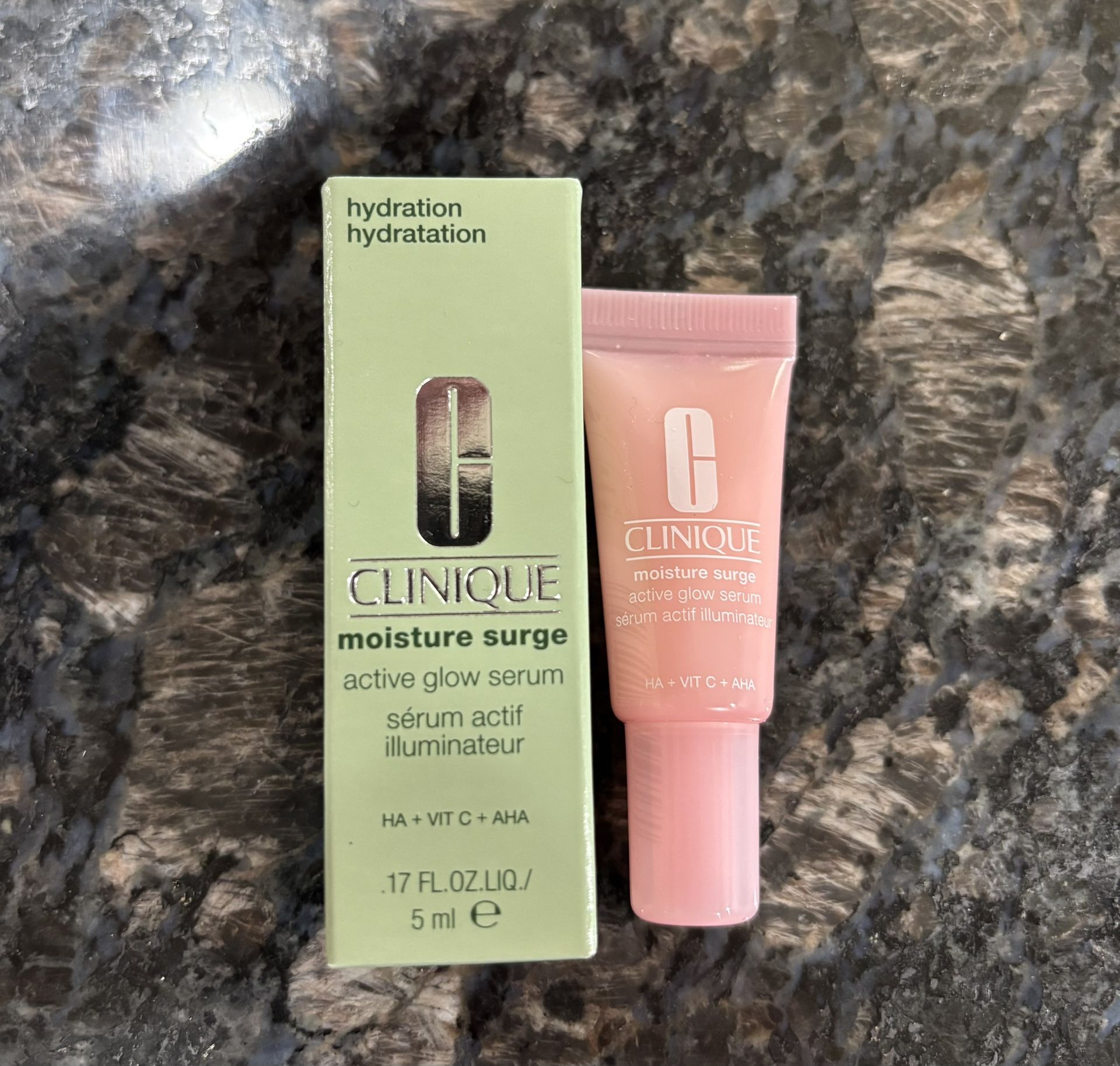 NEW CLINIQUE MOISTURE SURGE ACTIVE GLOW SERUM $5!