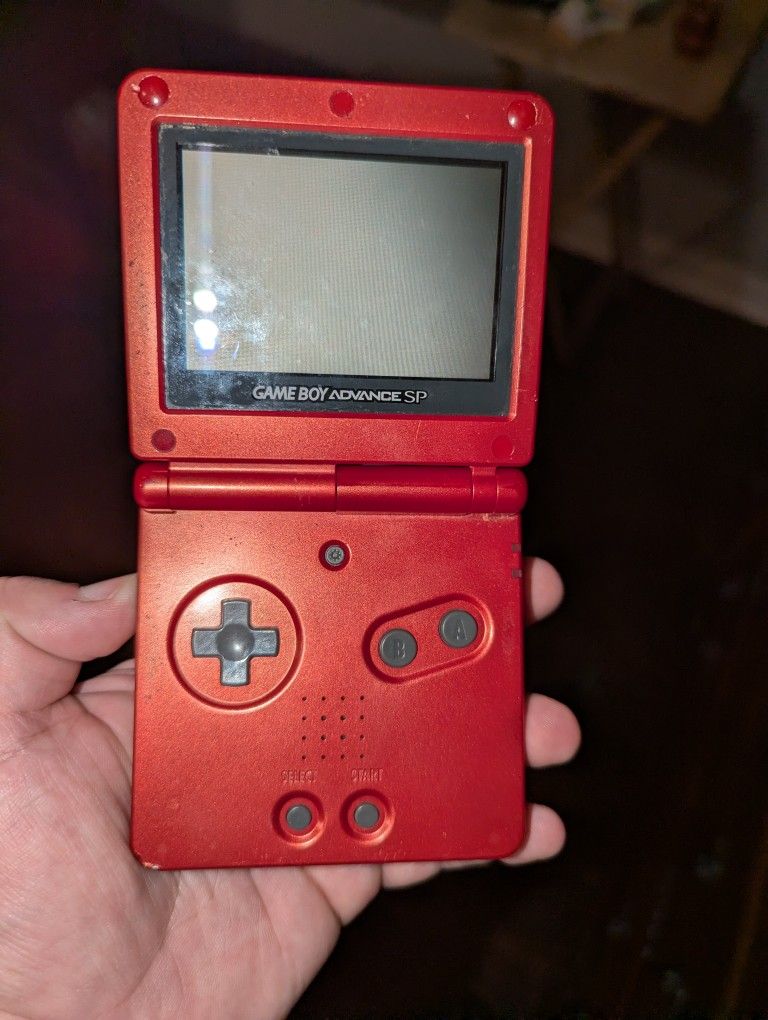 Nintendo Gameboy Advanced SP With Charger And Games (Please Read Description)
