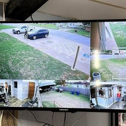 6 Camaras De Seguridad - 6 CCTV Security Cameras With Recorder ❗️INSTALLED❗️INSTALADAS 💯