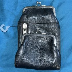 Women's Cigarette Lighter Case Wallet Black