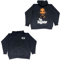 Death Row Records Tha Doggfather Snoop Dogg Hoodie Sweatshirt Mens Medium New