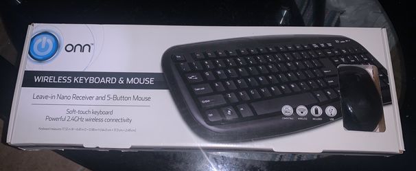 Wireless keyboard and mouse