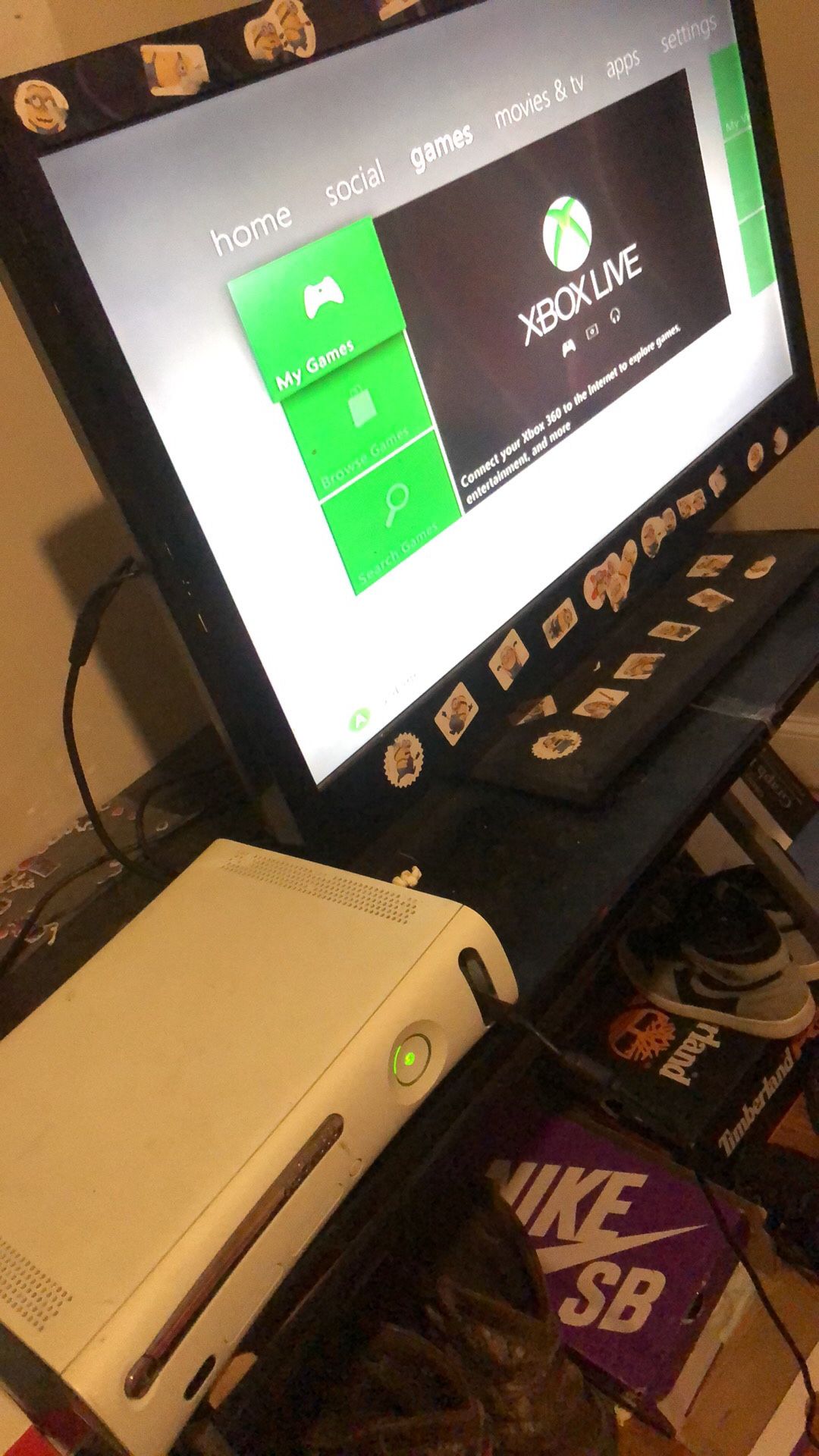 Xbox 360 And Flat Screen Tv !!!