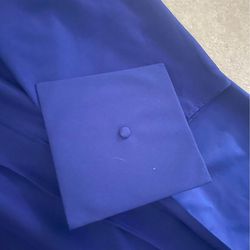 Graduation Cap And Gown 57” Blue