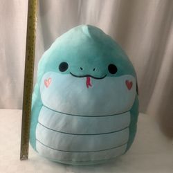 Squishmallows Judo The Snake Large Plush Stuffed Animal Blue Light Blue