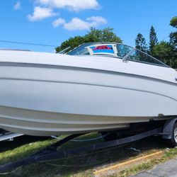 2000 Rinker Boat 27 Ft With 2000 Boat Trailer