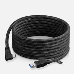 USB A to C 16FT Compatible for Oculus / Quest 2/Pro, for VR Headset Gaming