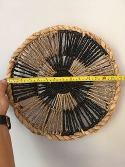 Boho wall basket decor