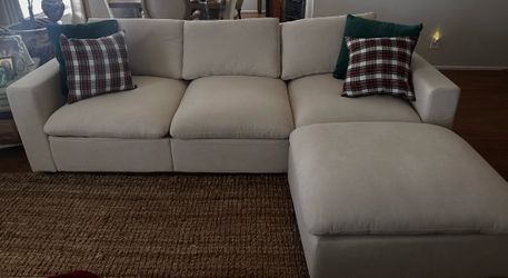 beige sofa