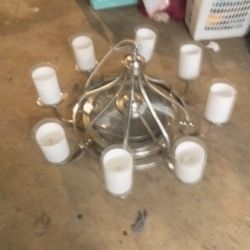 2- 36 inch Diameter Ceiling Fan Light Fixture with Accessories. 8 lights. Remotes. lightbulbs. New/ Unused. 1- 250 ea. Or 2 - 500.;Retail. For 1200