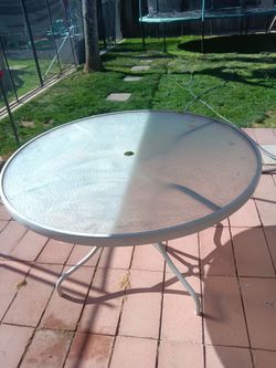 Glass table