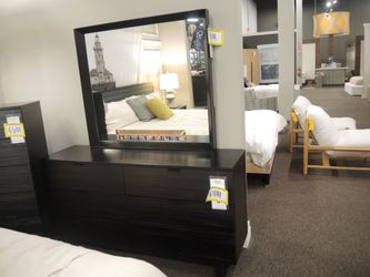 Rotta Rio 6 Drawers Dresser - Black | Bureau | Bedroom Storage