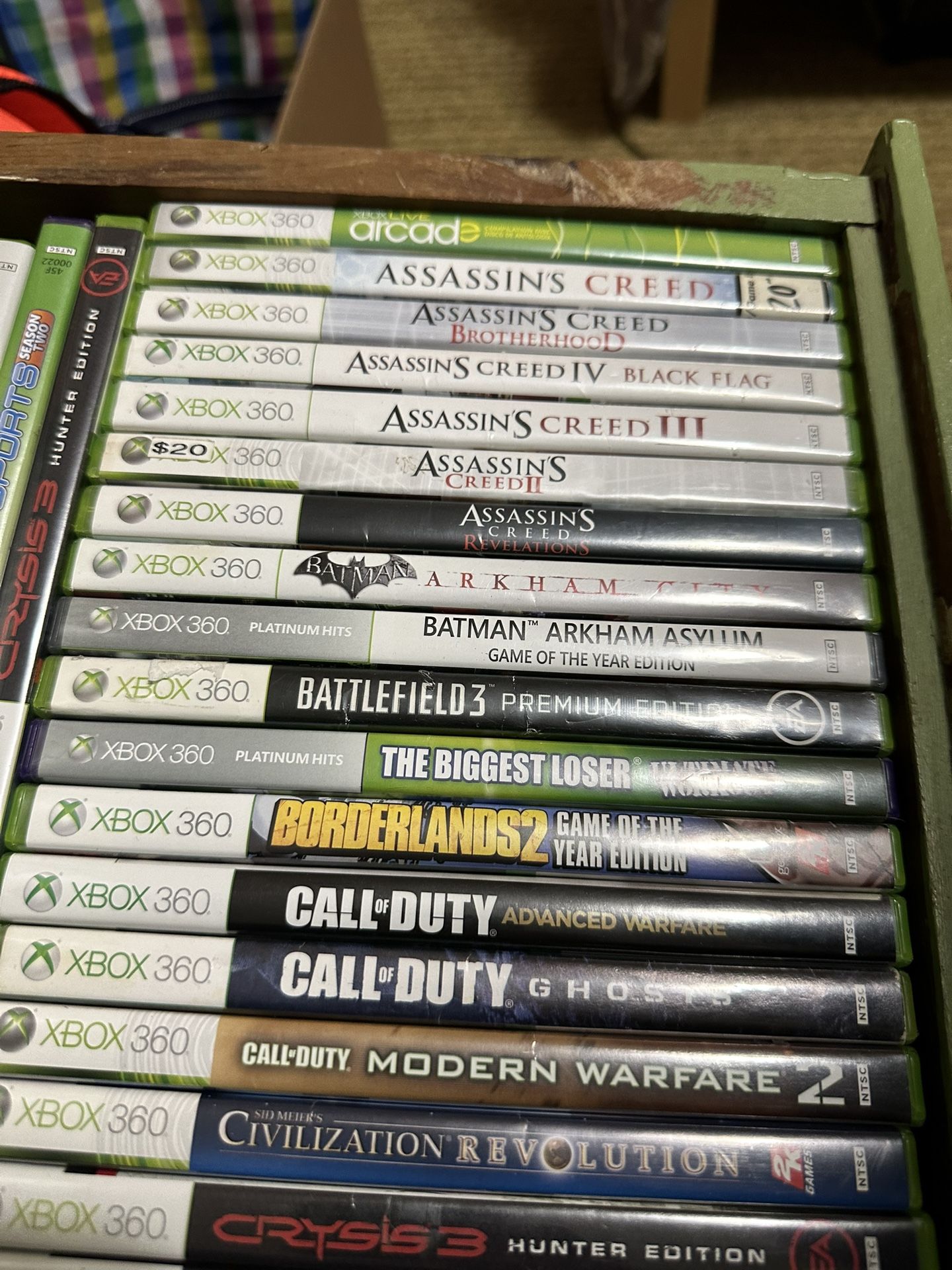 Xbox 360 Games $10 Each
