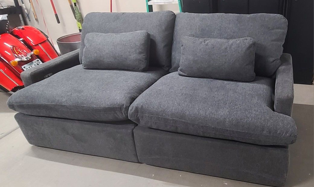 JOLENE Living Spaces Power Loveseat Sofa