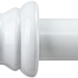 NEW WHITE CURTAIN ROD